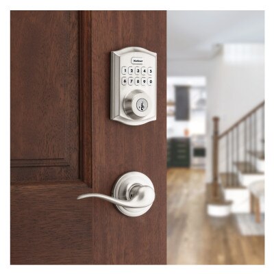 Kwikset 620 Z-Wave 700 Traditional Keypad Smart Lock with Home Connect, Satin Nickel